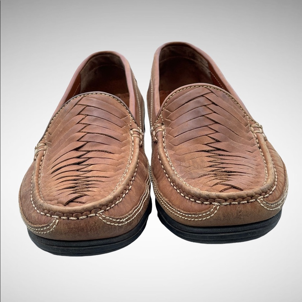 Dockers Mens Herringbone Weave Leather Loafer